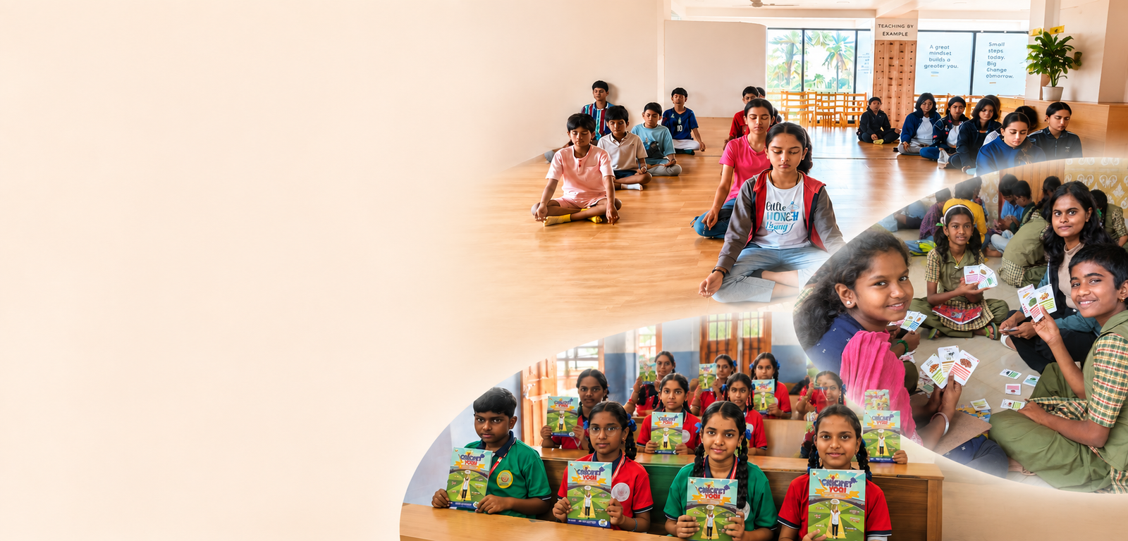 Children in a classroom program